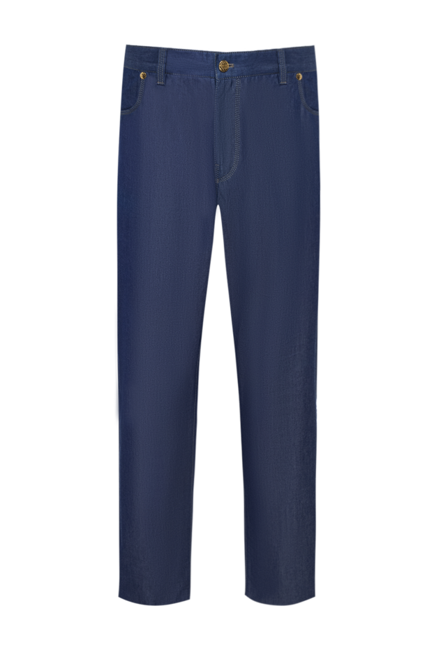 Zilli classic straight fit jeans in light blue (markdown) 197084 - photo 1