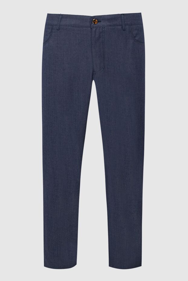 Zilli мужские джинсы из кашемира и полиамида синие мужские купить с ценами и фото 152858 - фото 1