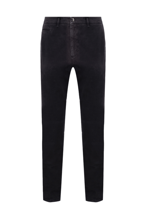 Zilli man black men's cotton and cashmere trousers buy with prices and photos 152863 - photo 1