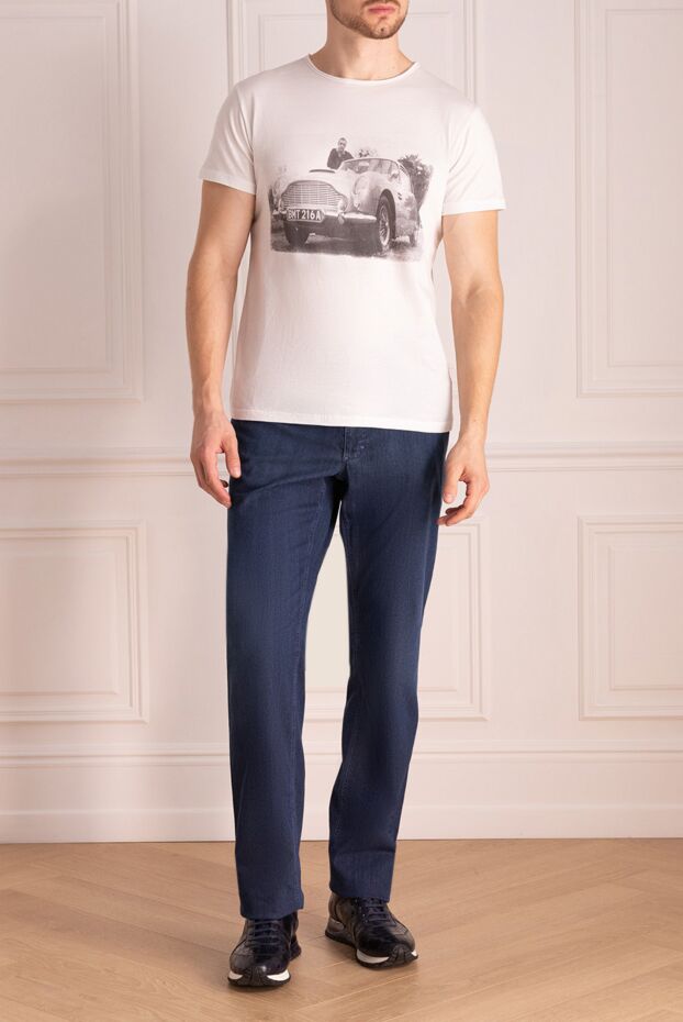 Zilli man blue cotton jeans for men buy with prices and photos 152872 - photo 2