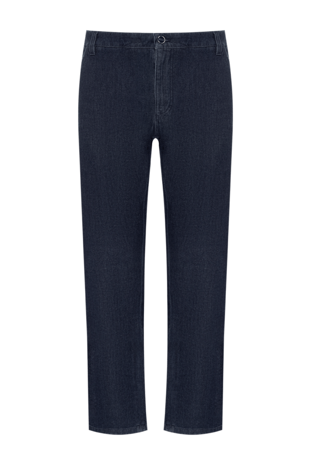 Zilli мужские джинсы из хлопка и полиамида синие мужские купить с ценами и фото 152876 - фото 1