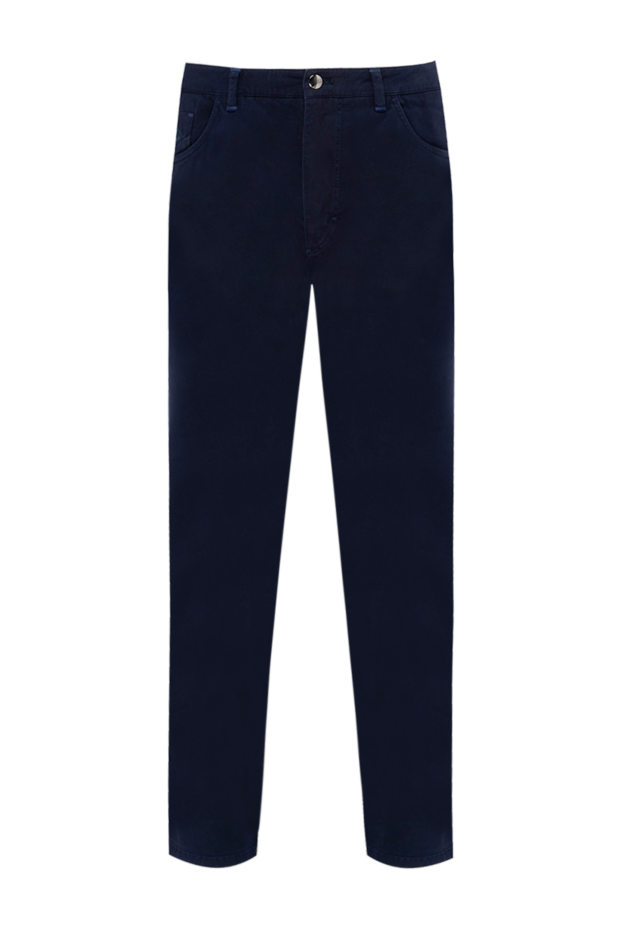 Zilli men's deep blue jeans with decorative back pockets 152882 - photo 1