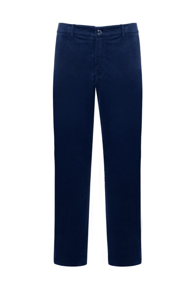 Zilli man men's blue cotton and cashmere trousers buy with prices and photos 152890 - photo 1