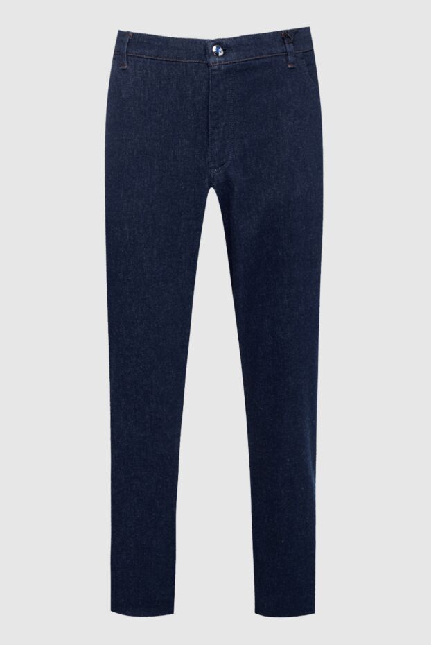 Zilli man cotton and cashmere jeans blue for men buy with prices and photos 152901 - photo 1