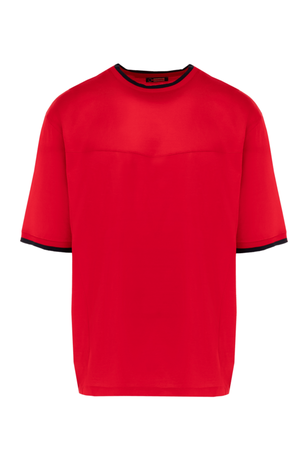Zilli чоловічі футболка з бавовни червона чоловіча купити фото з цінами 152909 - фото 1