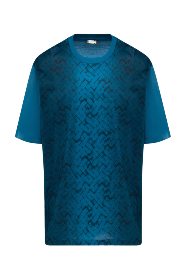 Zilli man cotton t-shirt blue for men buy with prices and photos 152938 - photo 1