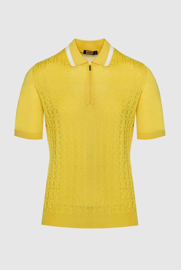 Zilli man yellow silk polo for men buy with prices and photos 153007 - photo 1