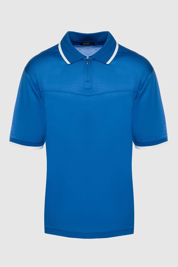 Zilli man cotton polo blue for men buy with prices and photos 153009 - photo 1