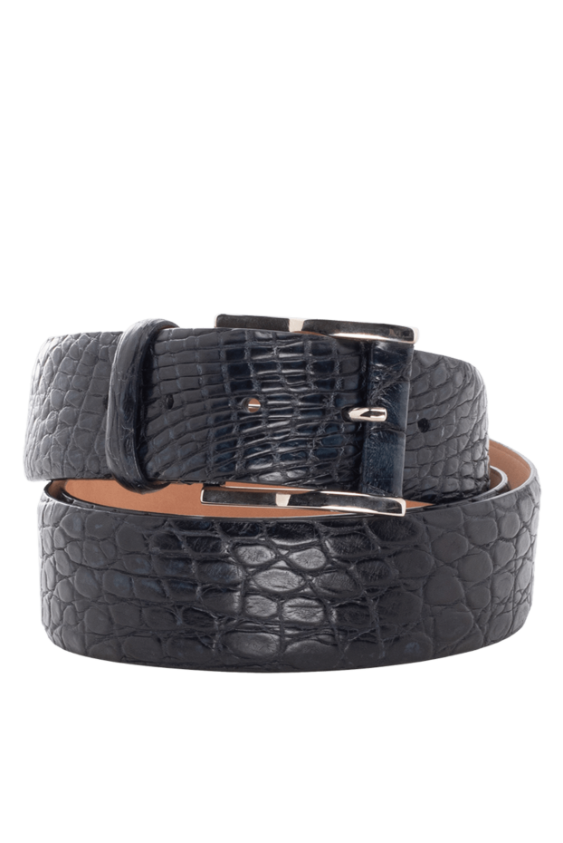 Cesare di Napoli man black crocodile leather belt for men buy with prices and photos 153096 - photo 1