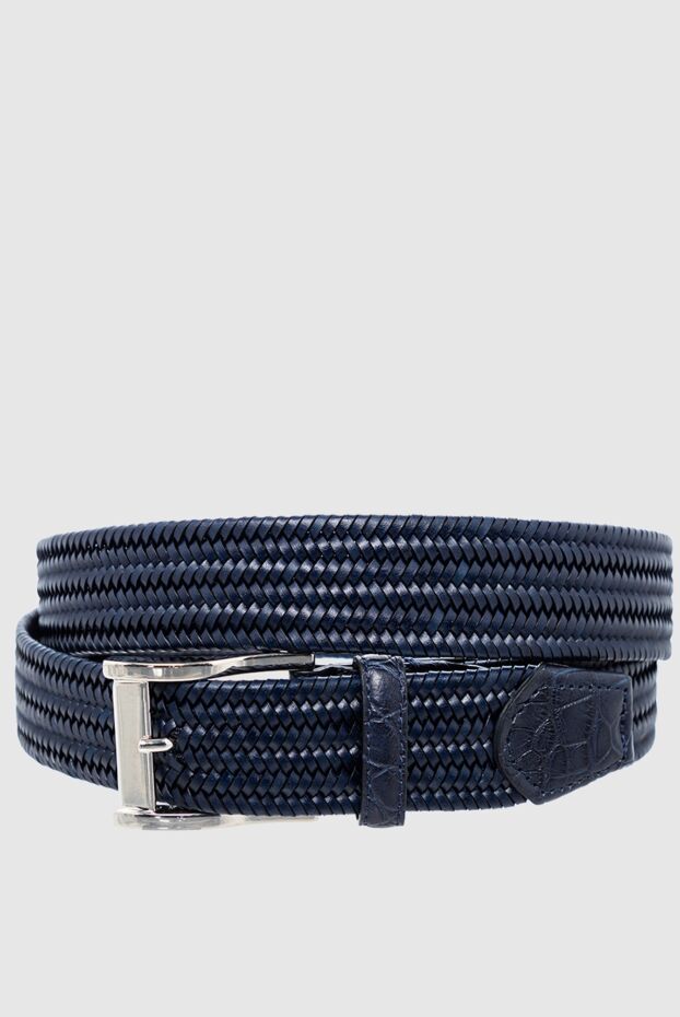 Cesare di Napoli man leather belt blue for men buy with prices and photos 153105 - photo 1
