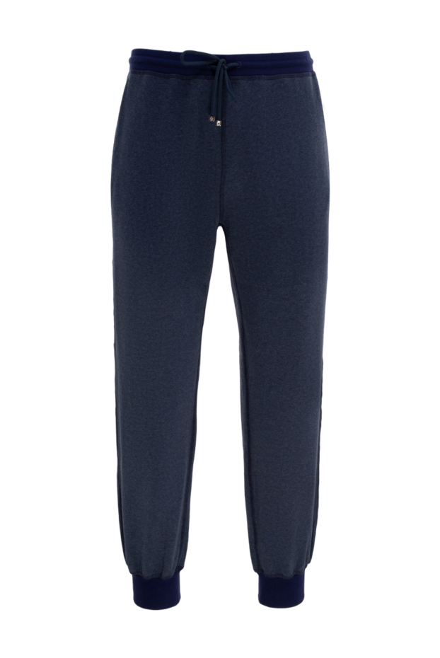 Billionaire man men's sports trousers made of wool, cotton and polyamide, blue buy with prices and photos 153290 - photo 1