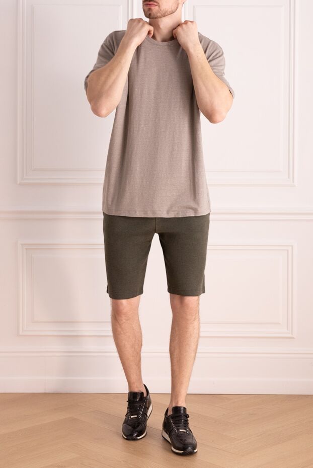 Svevo man gray linen and elastane t-shirt for men buy with prices and photos 153348 - photo 2