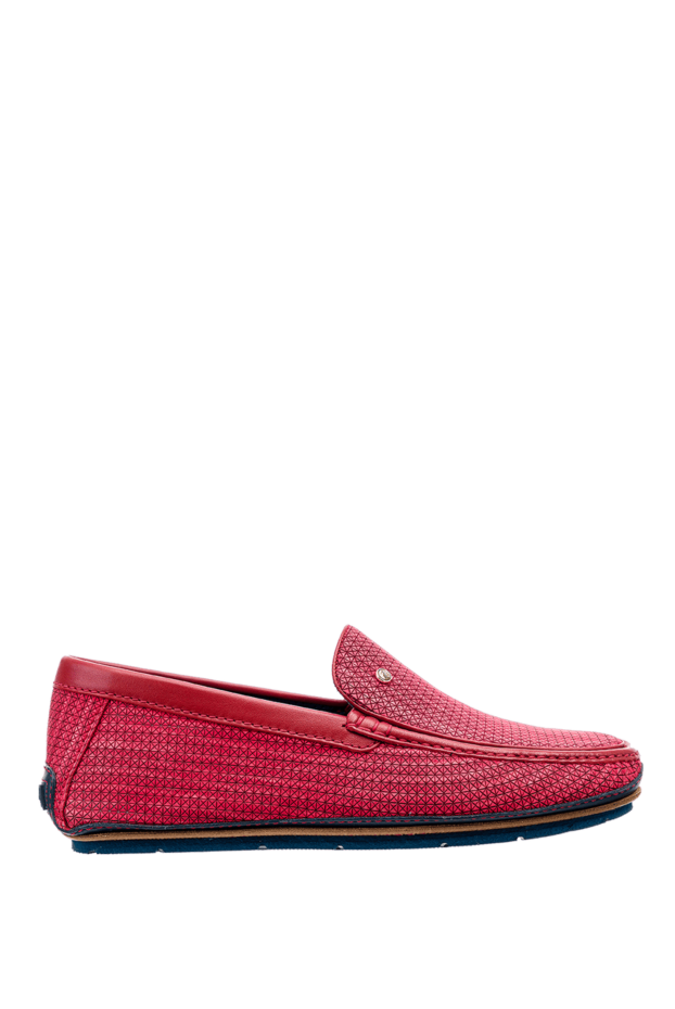 Zilli man men's moccasins made of red leather buy with prices and photos 153446 - photo 1