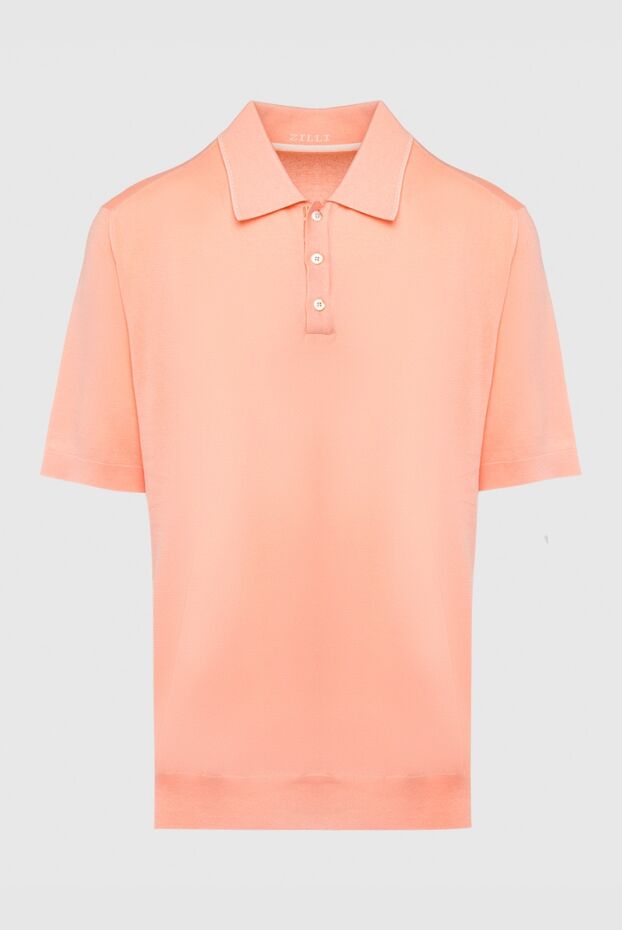 Zilli man cotton and silk polo orange for men buy with prices and photos 153538 - photo 1