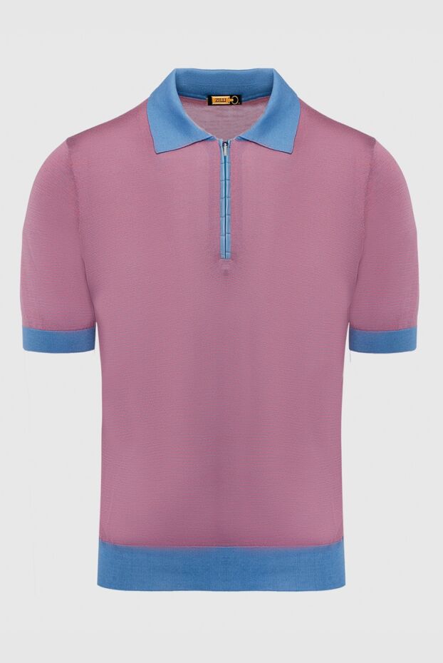 Zilli man silk polo pink for men buy with prices and photos 153551 - photo 1