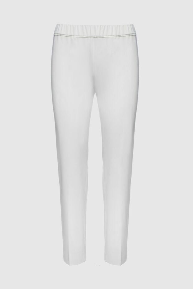 D.Exterior штаны женские с боковыми швами белые 153707 - фото 1