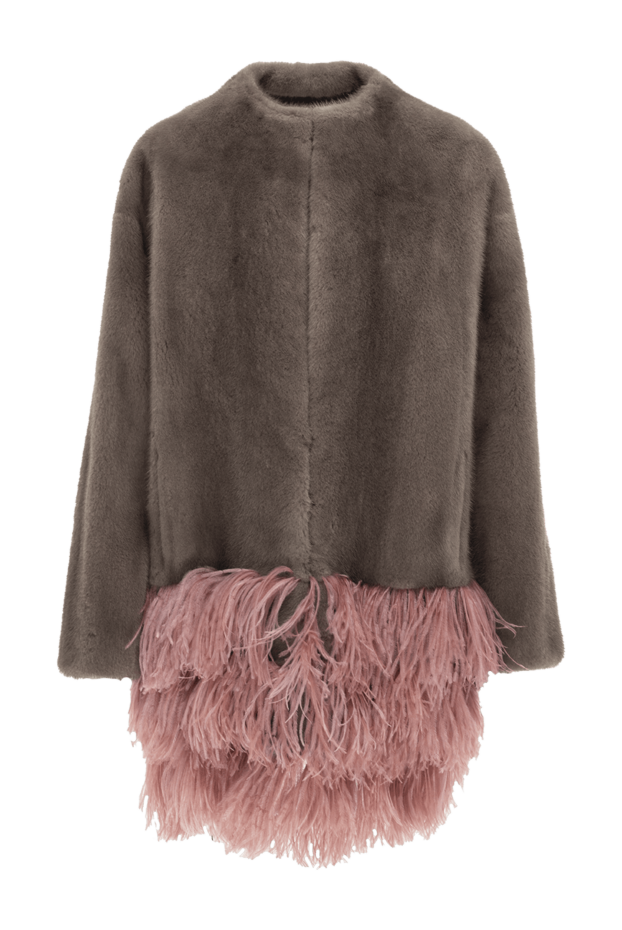 Blancha woman women's brown mink coat buy with prices and photos 153742 - photo 1