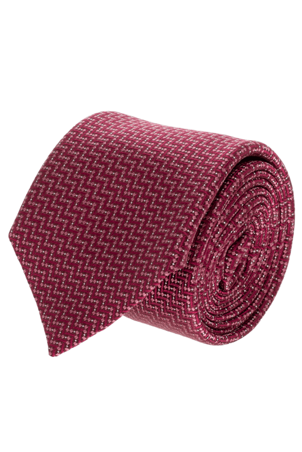 Corneliani мужские галстук из шелка бордовый мужской купить с ценами и фото 153832 - фото 1