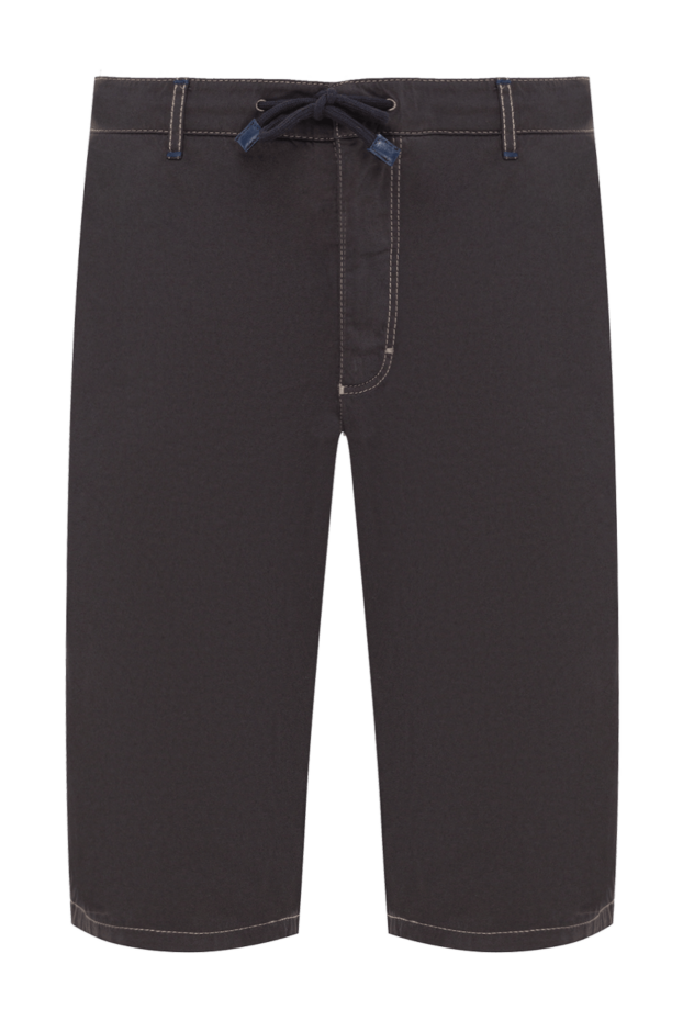Zilli men's beige cotton shorts with drawstring waist 153930 - photo 1
