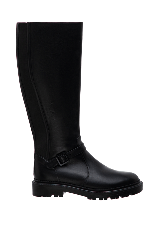 Fleur de Paris woman black leather boots for women buy with prices and photos 153969 - photo 1