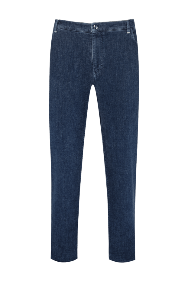 Zilli men's dark blue jeans with embroidery on the pocket 154123 - photo 1