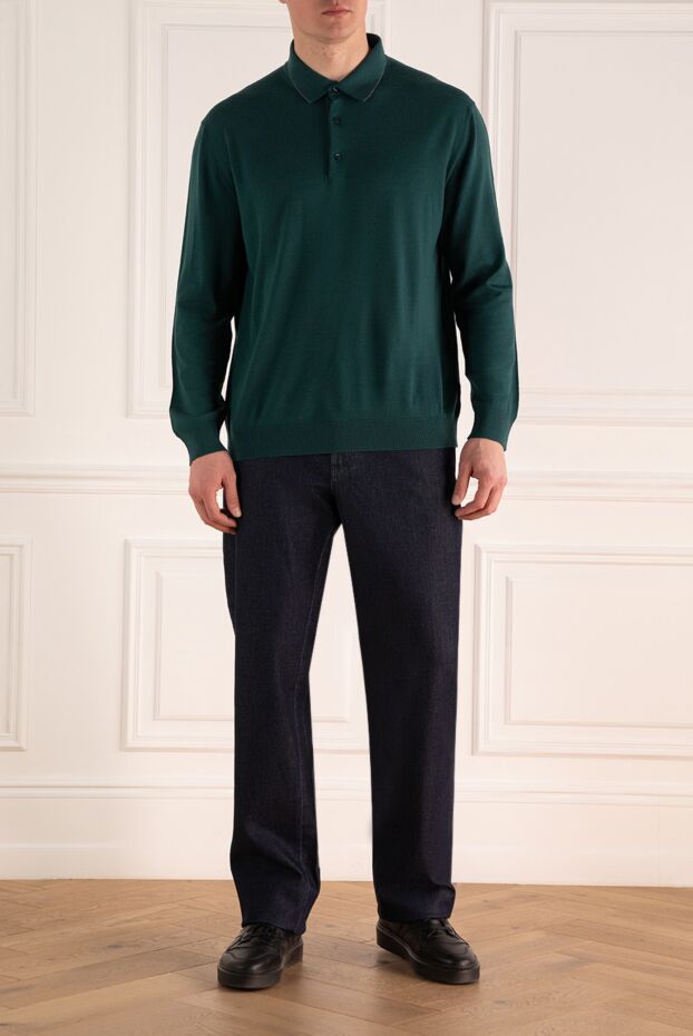 Zilli straight jeans made of thick denim without decorative trim 154143 - photo 2