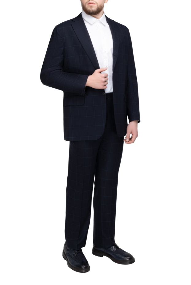 Kiton two-piece suit made of fine wool in a large check pattern 154253 - photo 2