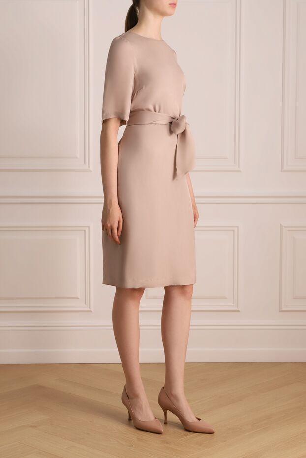Cappellini beige women's kupri dress 154281 - photo 3
