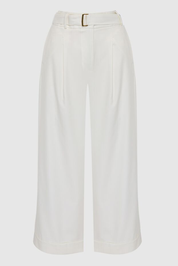 Peserico woman white acetate and cupra trousers for women buy with prices and photos 154306 - photo 1