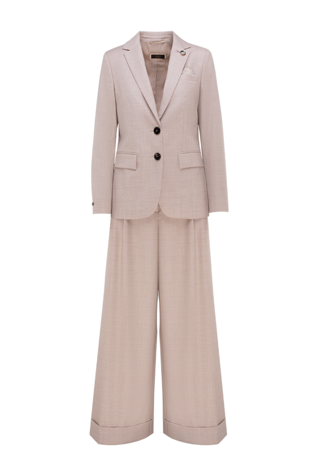 Peserico woman beige women's trouser suit made of cotton and silk buy with prices and photos 154307 - photo 1