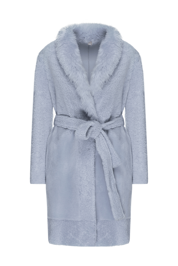 Lisa Conte woman women's blue mouton fur coat buy with prices and photos 154322 - photo 1