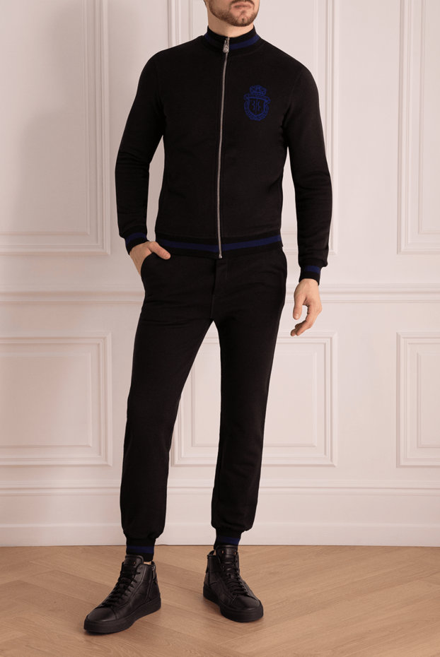 Billionaire man men's cotton sports suit, black buy with prices and photos 154456 - photo 2