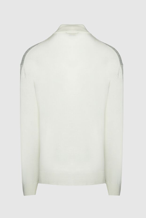 Cesare di Napoli man men's cardigan made of wool and silk, white buy with prices and photos 154533 - photo 2