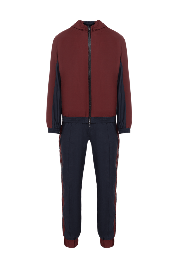 Torras man men's sports suit made of polyester, silk and wool, burgundy buy with prices and photos 154548 - photo 1