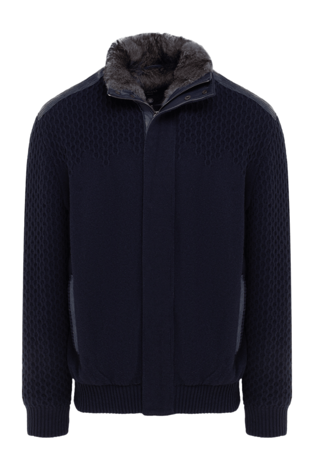 Torras мужские куртка на меху из шерсти синяя мужская купить с ценами и фото 154555 - фото 1