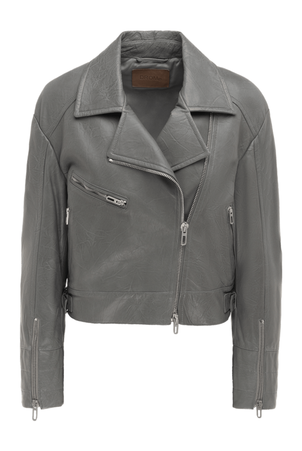 DROMe woman genuine leather jacket, gray for women buy with prices and photos 154585 - photo 1