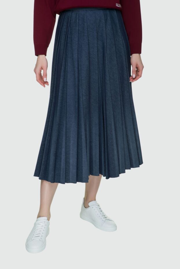 MSGM woman blue skirt for women buy with prices and photos 154608 - photo 2