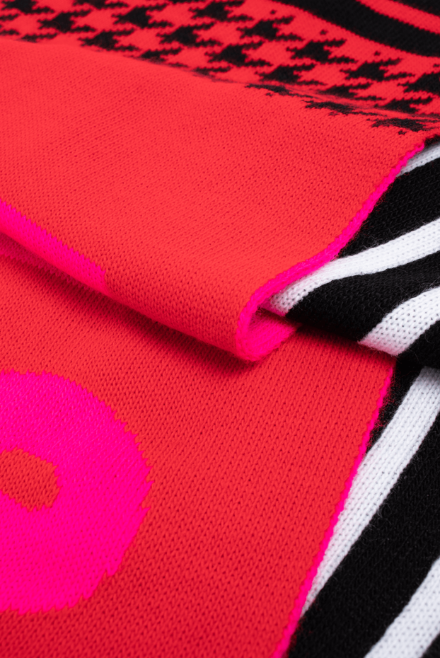 MSGM red acrylic scarf for women 154637 - photo 3