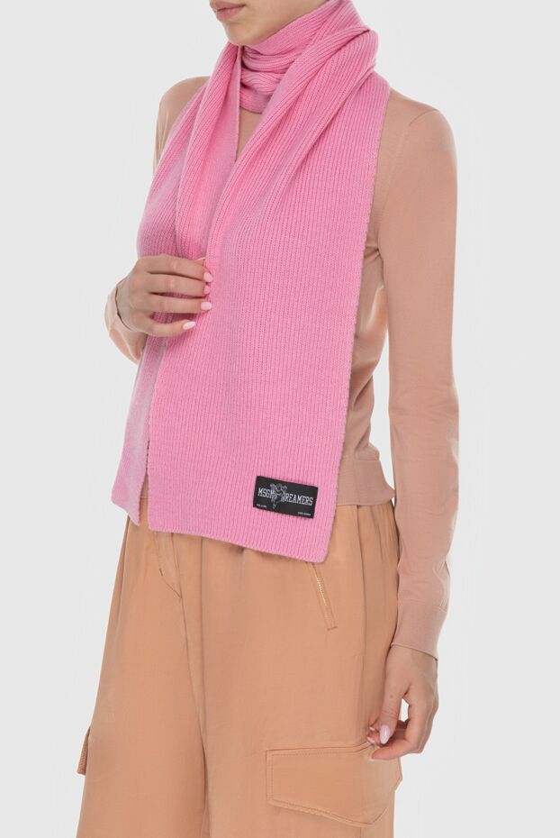 MSGM woman pink scarf for women buy with prices and photos 154640 - photo 2