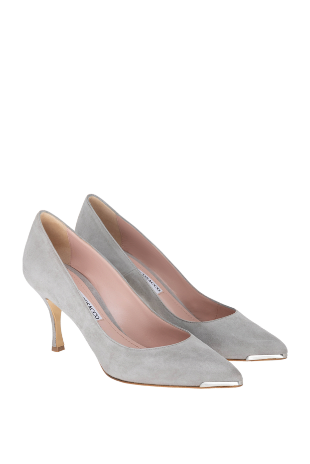 Francesco Sacco classic women's gray suede shoes 154663 - photo 3