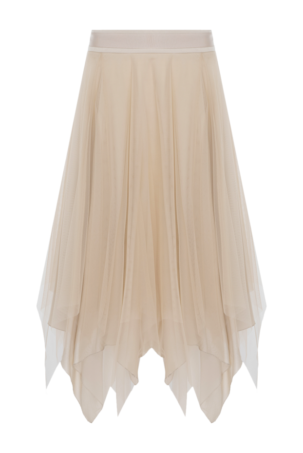 Peserico женские юбка из полиамида бежевая женская купить с ценами и фото 154669 - фото 1