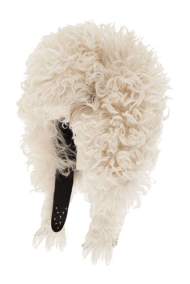 FG Furs warm fur and leather women's ushanka with hand-trimmed seams 154869 - photo 3