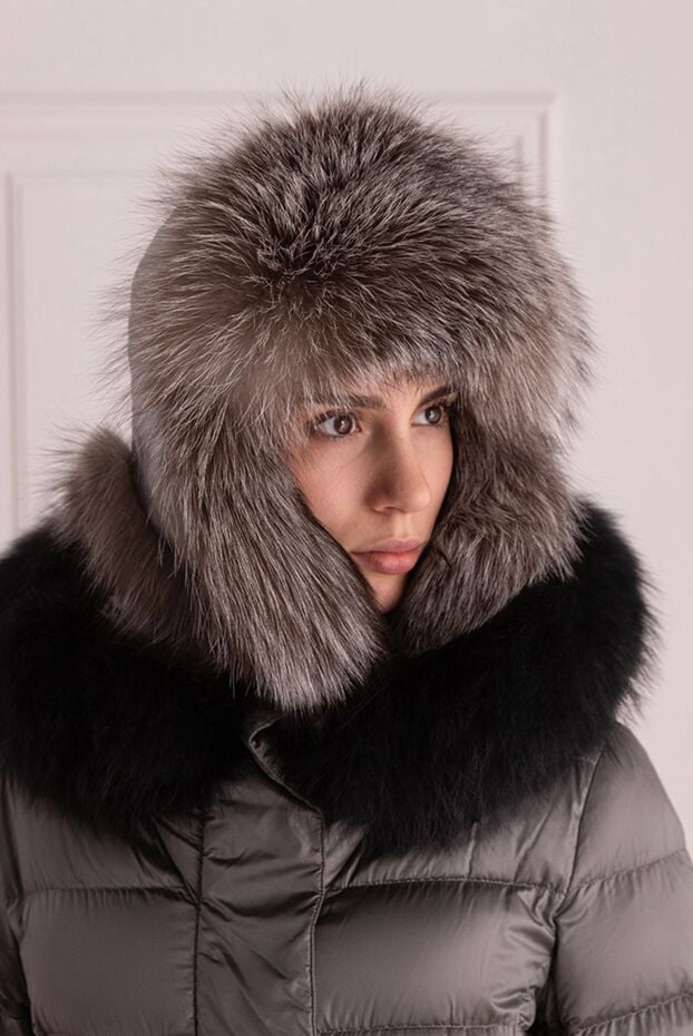 FG Furs gray arctic fox hat for women 154873 - photo 2