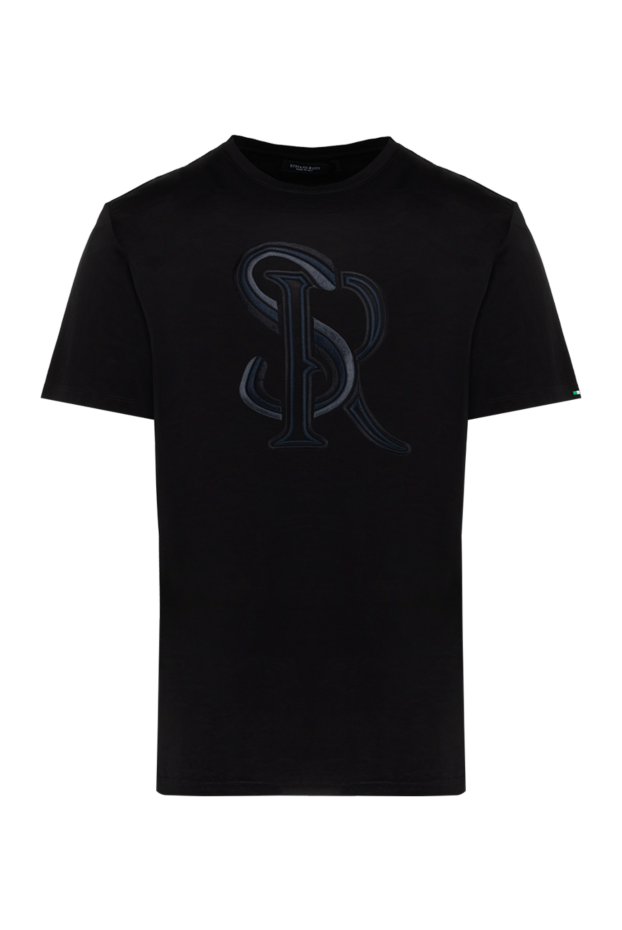 Stefano Ricci black cotton t-shirt for men 154883 - photo 1