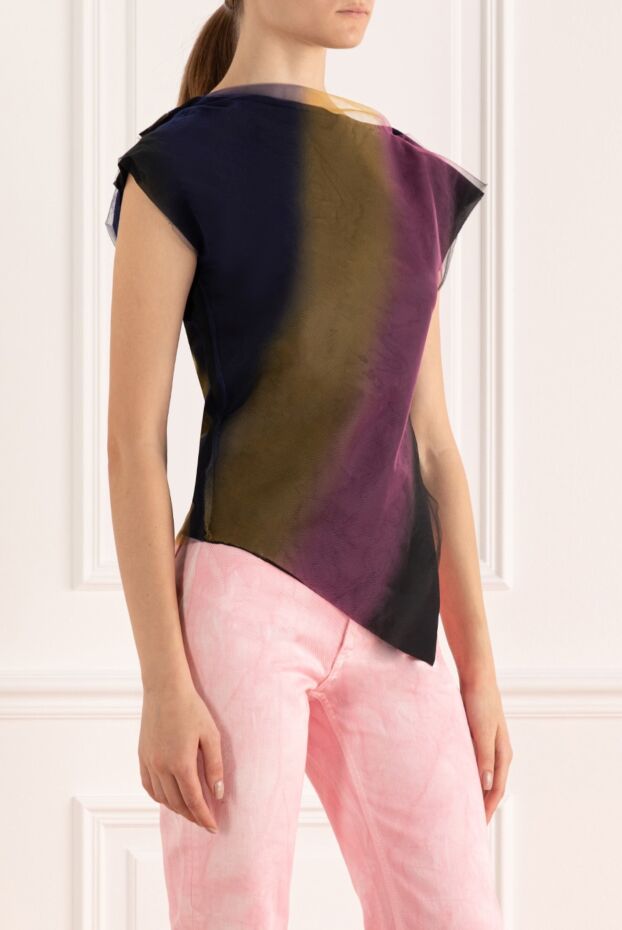 Maticevski blouse made of nylon purple for women 154924 - photo 3