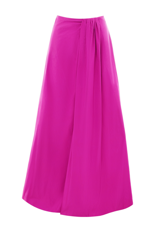 Valentino pink viscose and silk skirt for women 154948 - photo 1