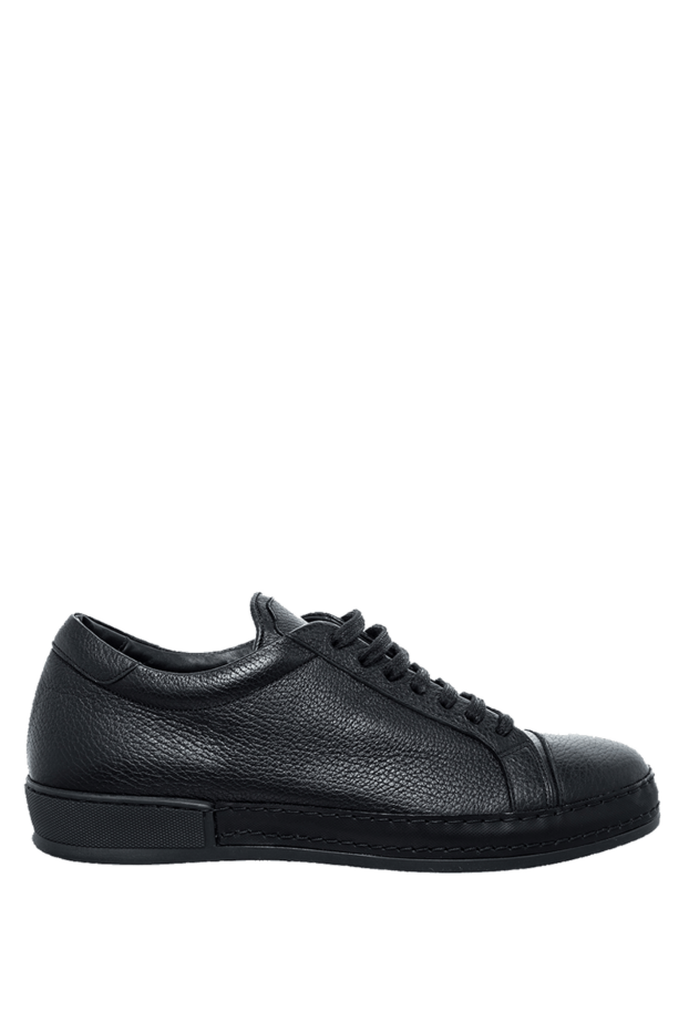 Cesare di Napoli man black leather sneakers for men buy with prices and photos 155026 - photo 1