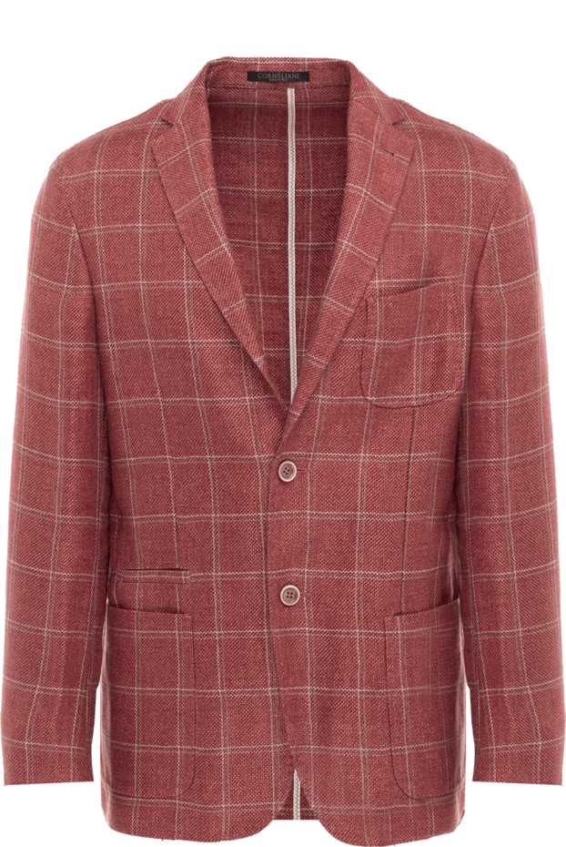 Corneliani man pink wool and linen jacket for men buy with prices and photos 155028 - photo 1