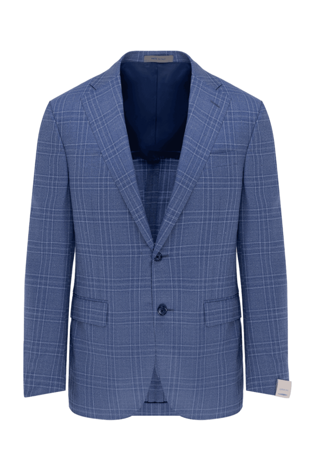 Corneliani чоловічі піджак із вовни блакитний чоловічий купити фото з цінами 155035 - фото 1