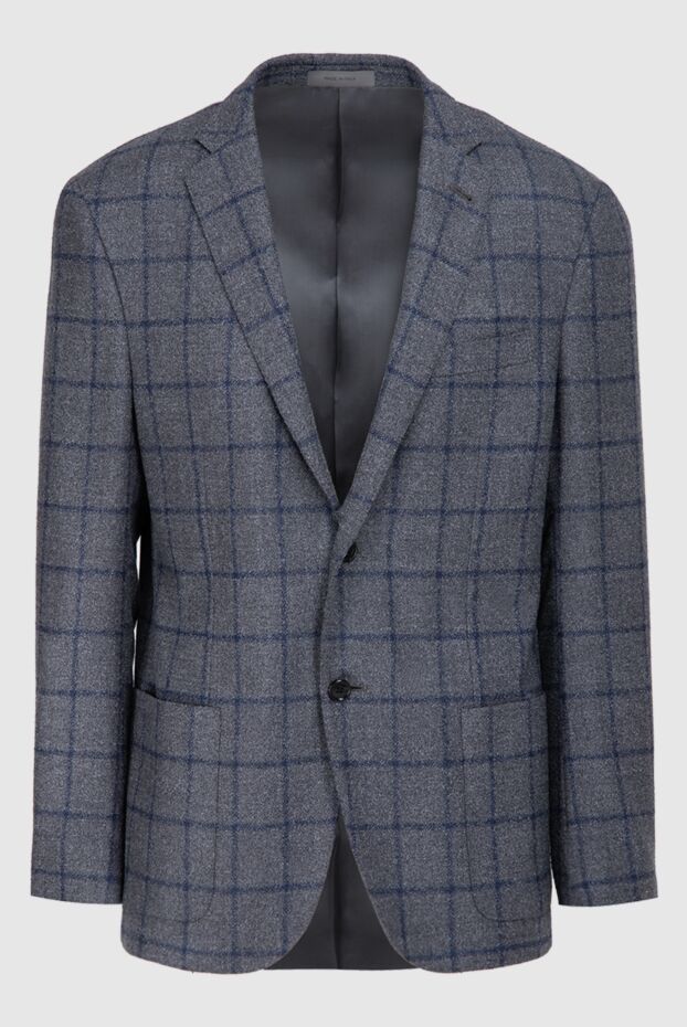 Corneliani man gray wool and polyester jacket for men buy with prices and photos 155037 - photo 1